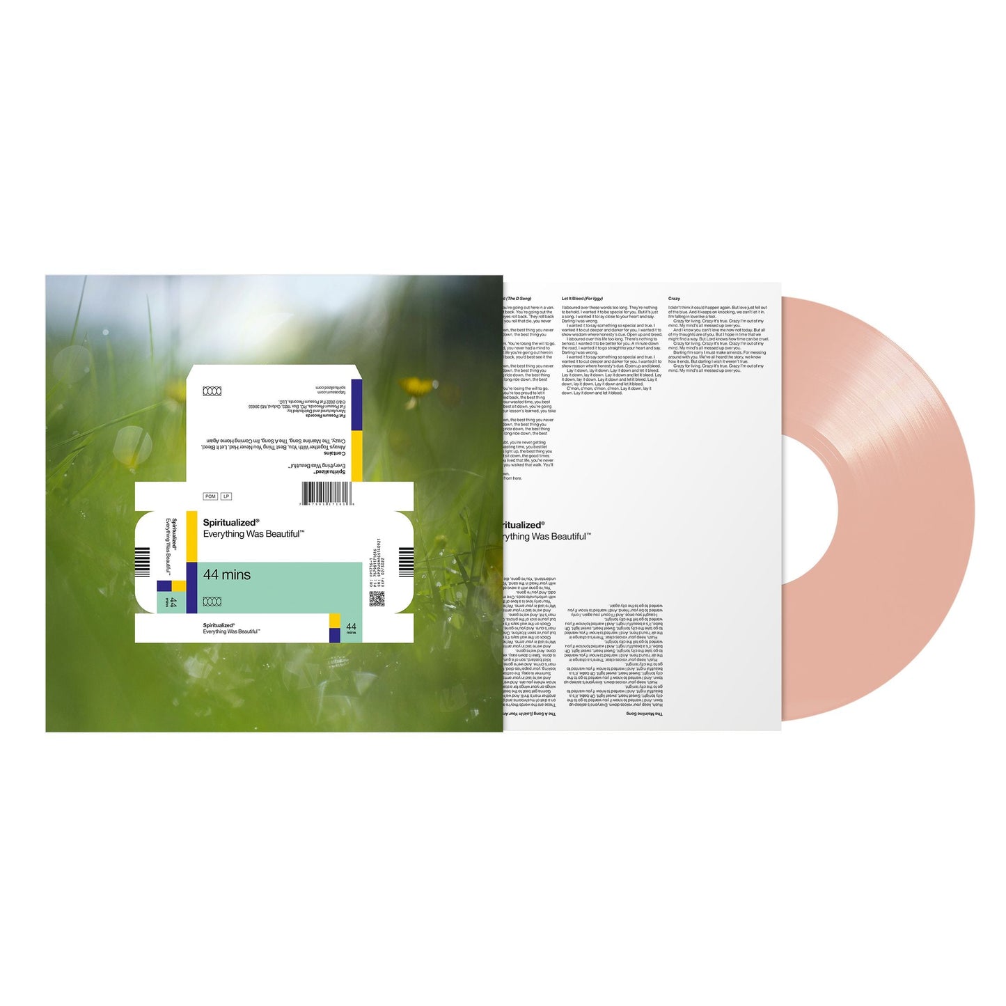 Front view of Everything Was Beautiful Pink deluxe Vinyl